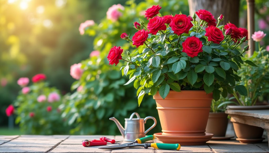 découvrez nos conseils pratiques pour entretenir un rosier en pot et profiter de ses fleurs éclatantes toute l'année. arrosage, taille et soins adaptés expliqués simplement.