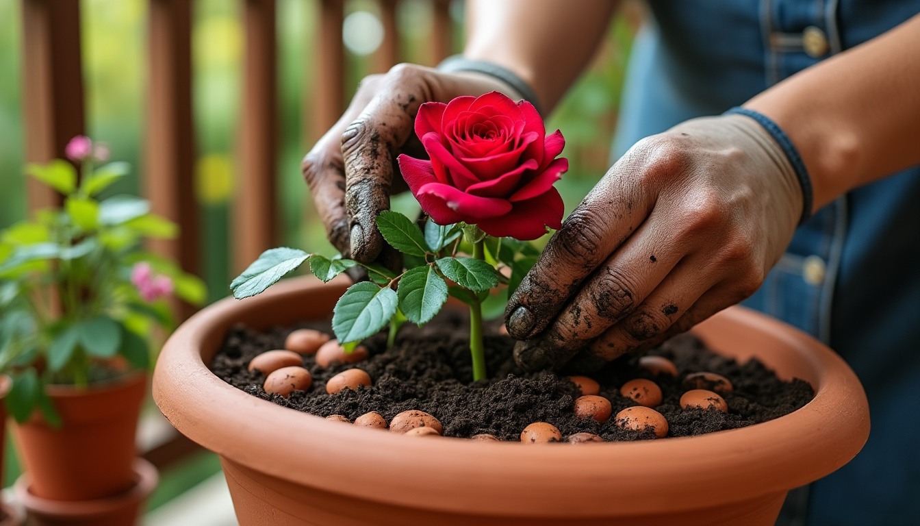 découvrez nos conseils pratiques pour entretenir un rosier en pot et profiter de ses fleurs éclatantes toute l'année. astuces d'arrosage, taille et fertilisation incluses.