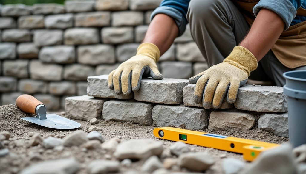 Comment monter un mur en pierre facilement ?