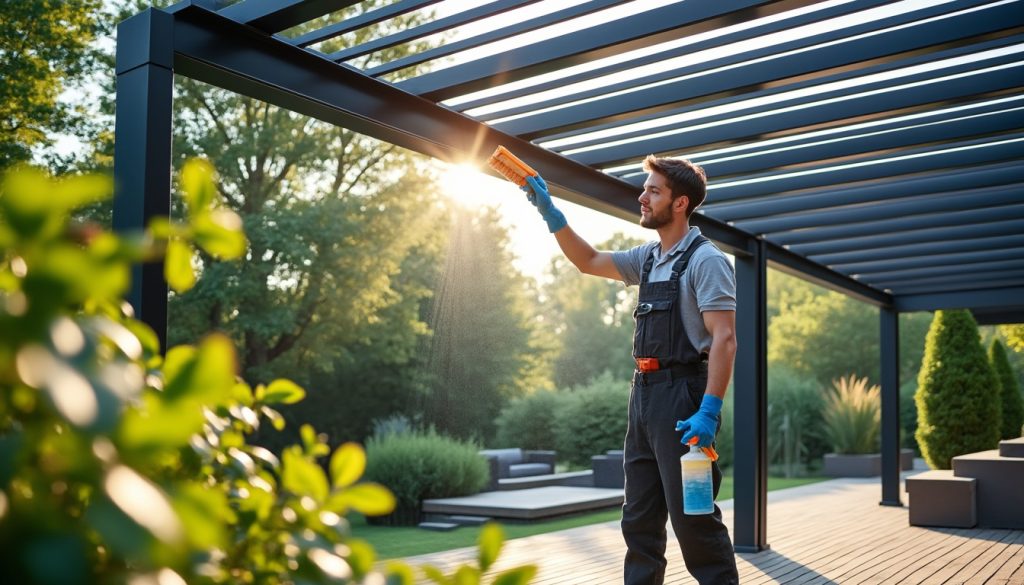 découvrez le tarif moyen pour le nettoyage d'une pergola bioclimatique et obtenez des conseils pour entretenir efficacement votre installation.