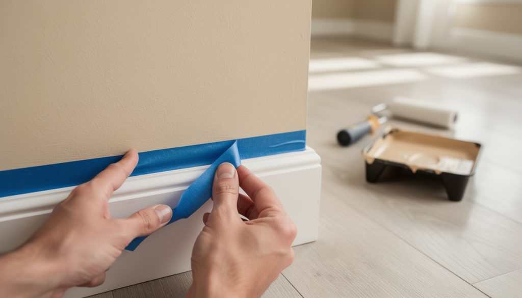 Comment utiliser le scotch peinture sans bavure pour un résultat parfait ?